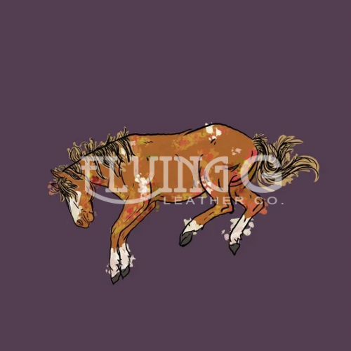 Watercolor Bucking Horse (Semi-Exclusive)