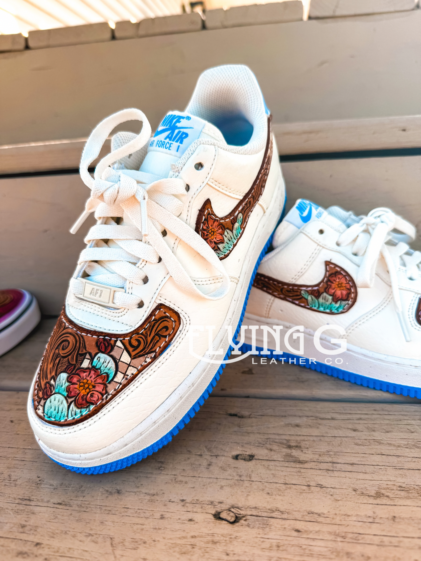 Checked Cacti AF1s - women’s 6