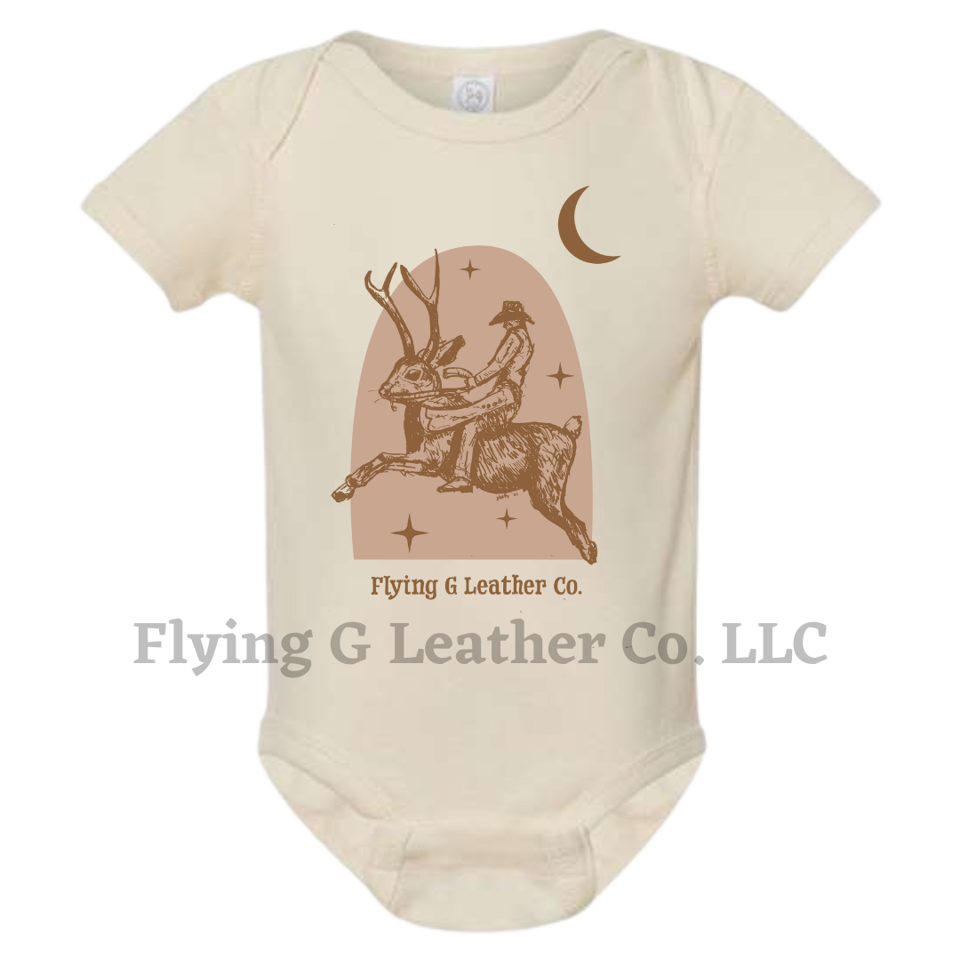 Jackrabbit Onesie/Tee - Tan