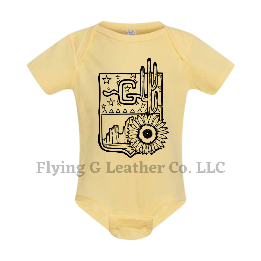 Backnumber Onesie/Tee - Yellow