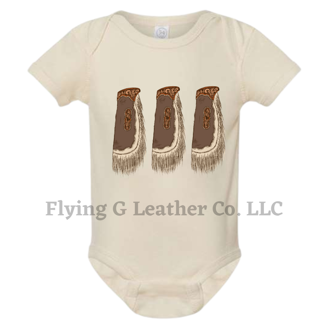 Chaps Onesie/Tee - Tan