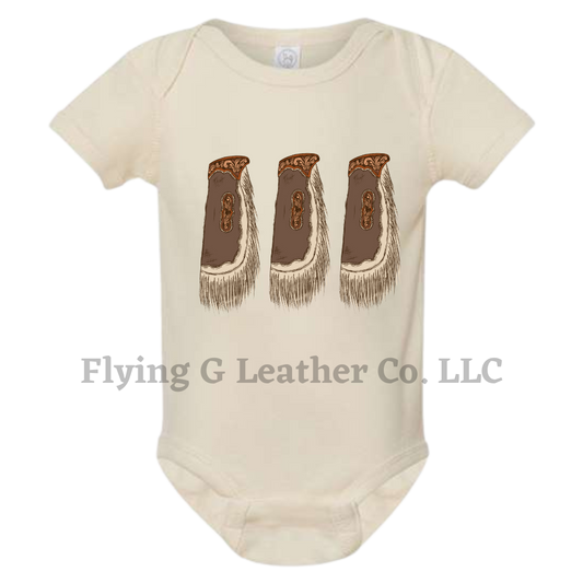 Chaps Onesie/Tee - Tan