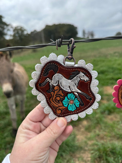 Scalloped Edged Purse Charms