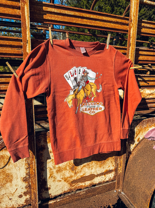 Vegas Bucking Horse Color Crewneck (MADE TO ORDER)