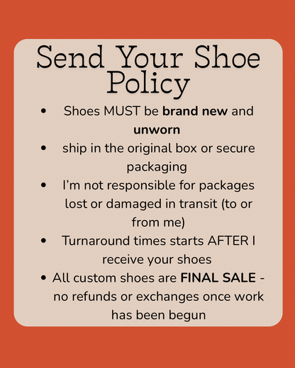 CUSTOM PAINTED AF1s (2-3 WEEKS)