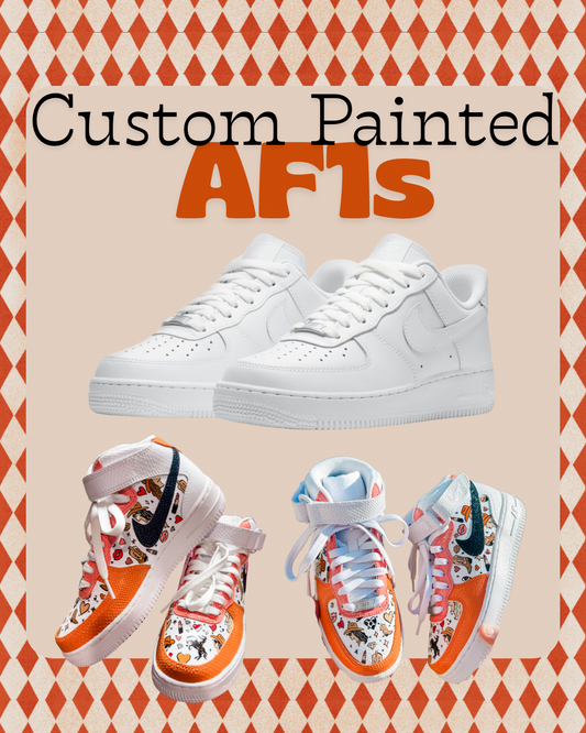 CUSTOM PAINTED AF1s (2-3 WEEKS)