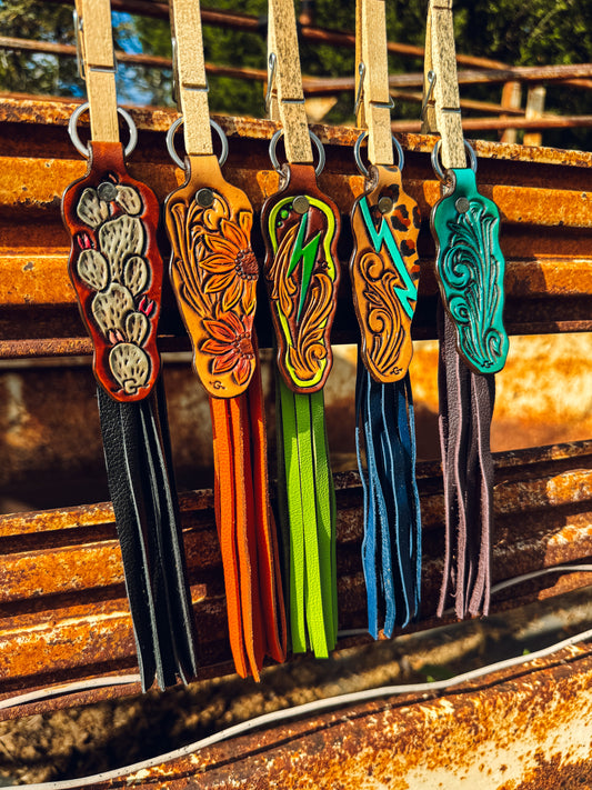 *NEW* Horse Head Tooled Keychains