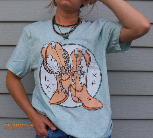 Rope & Boots Tee (MADE TO ORDER)