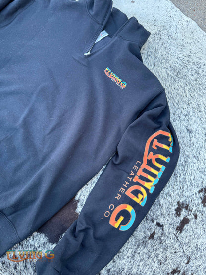 Retro Logo Quarter Zip (MADE TO ORDER)