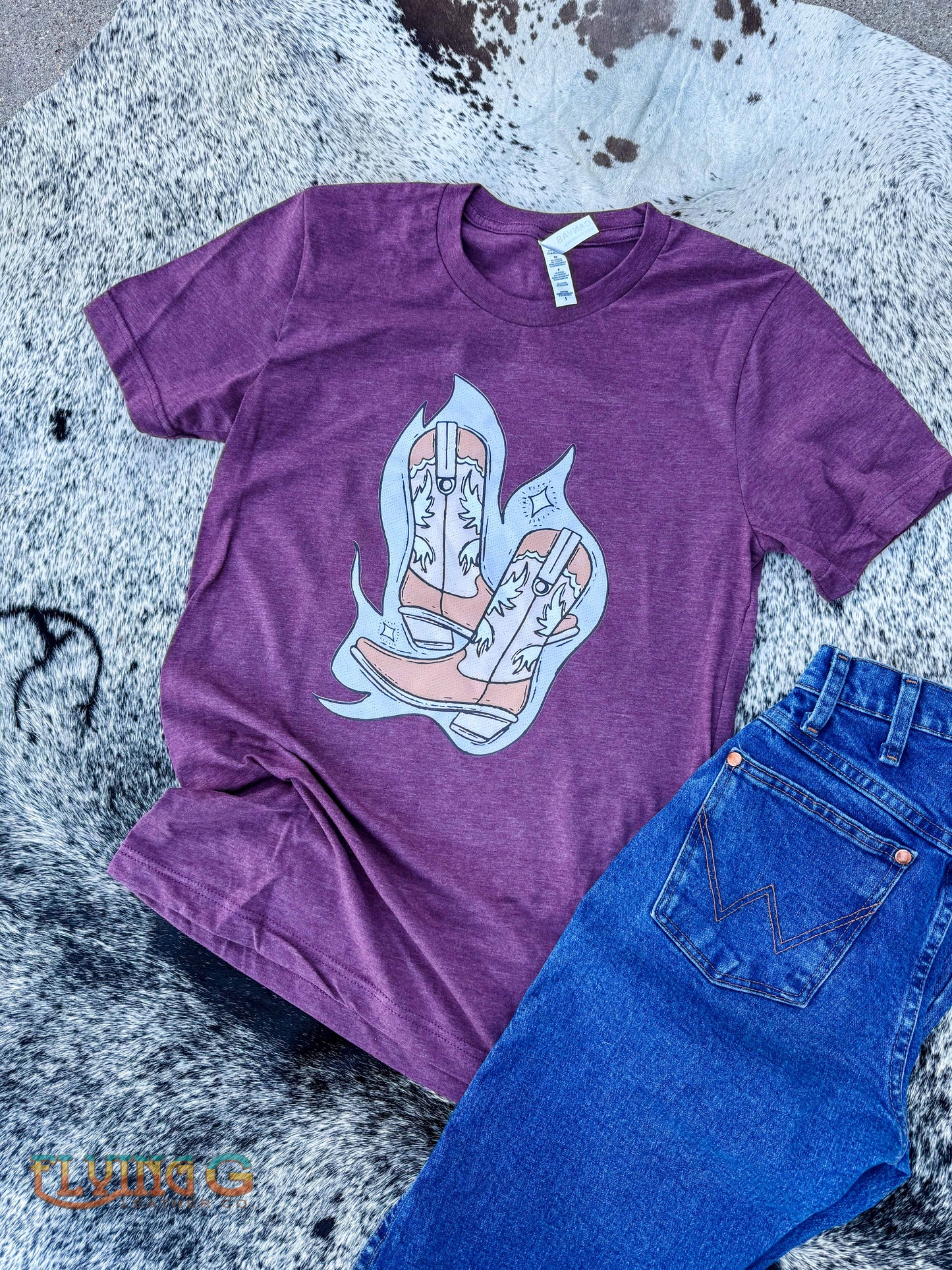 Blazin' Boots Tee (MADE TO ORDER)