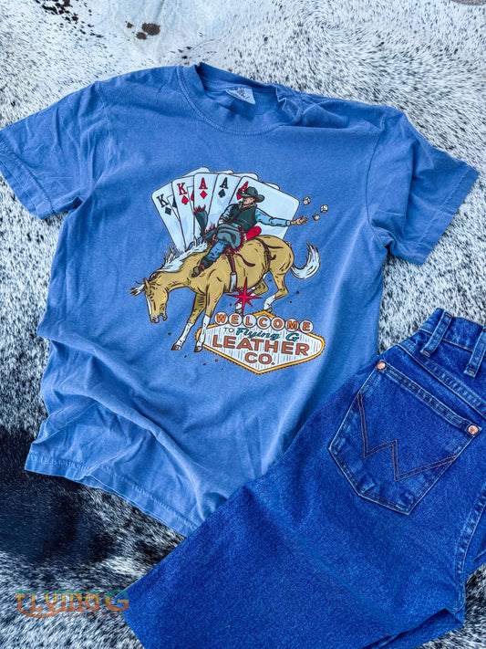 Vegas Bucking Horse Color Tee (MADE TO ORDER)
