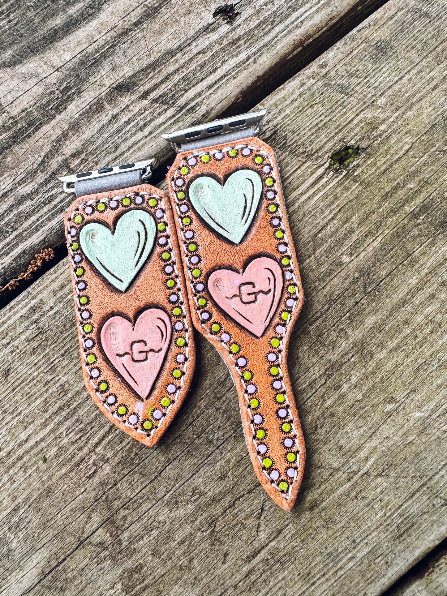 Stacked Heart Watchband - 42/44/43mm
