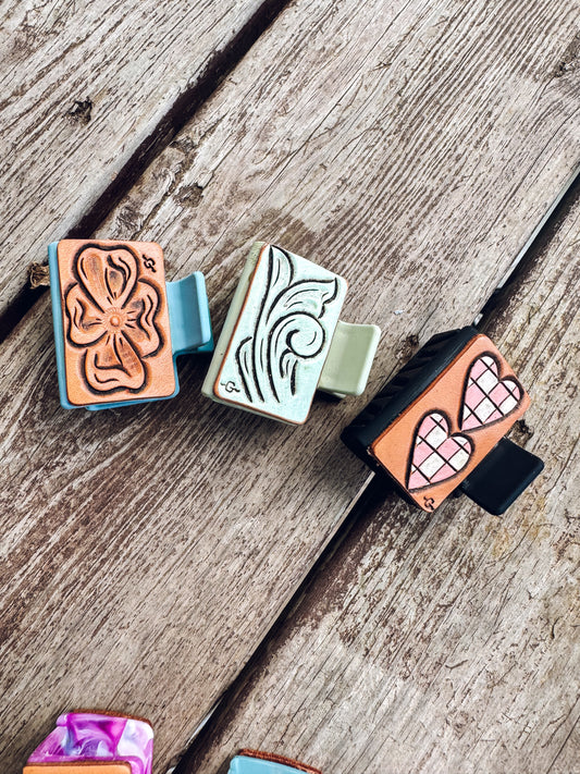Pastel Pastures Hair Clips - Small