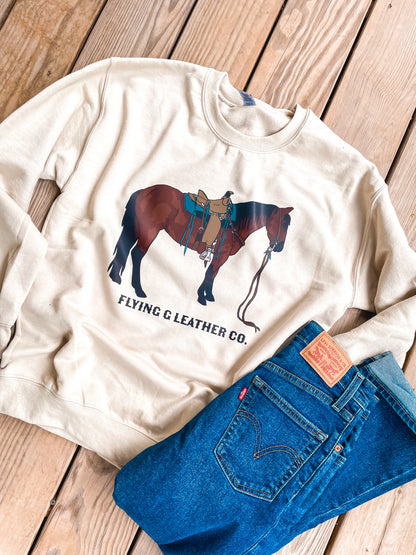 Bay Horse Tee or Crewneck