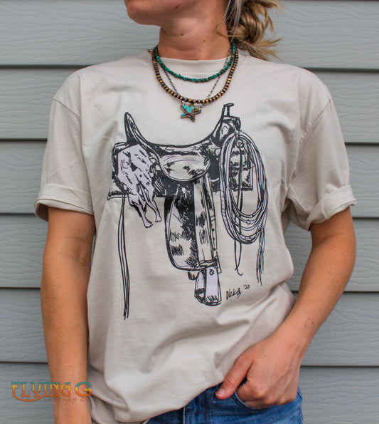 Saddle Up Tee (MADE TO ORDER)