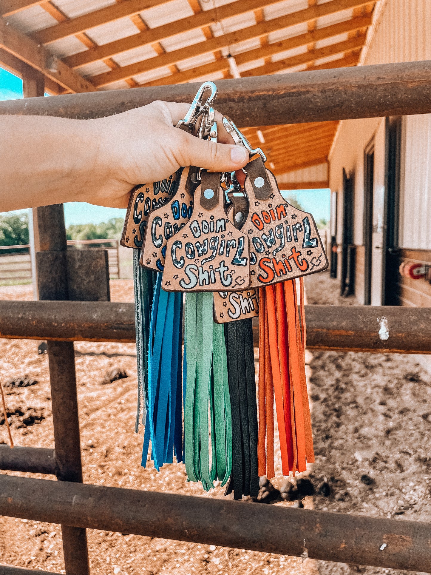 Cowgirl Sh*t Keychain - MADE TO ORDER (approx. 4 week turnaround)