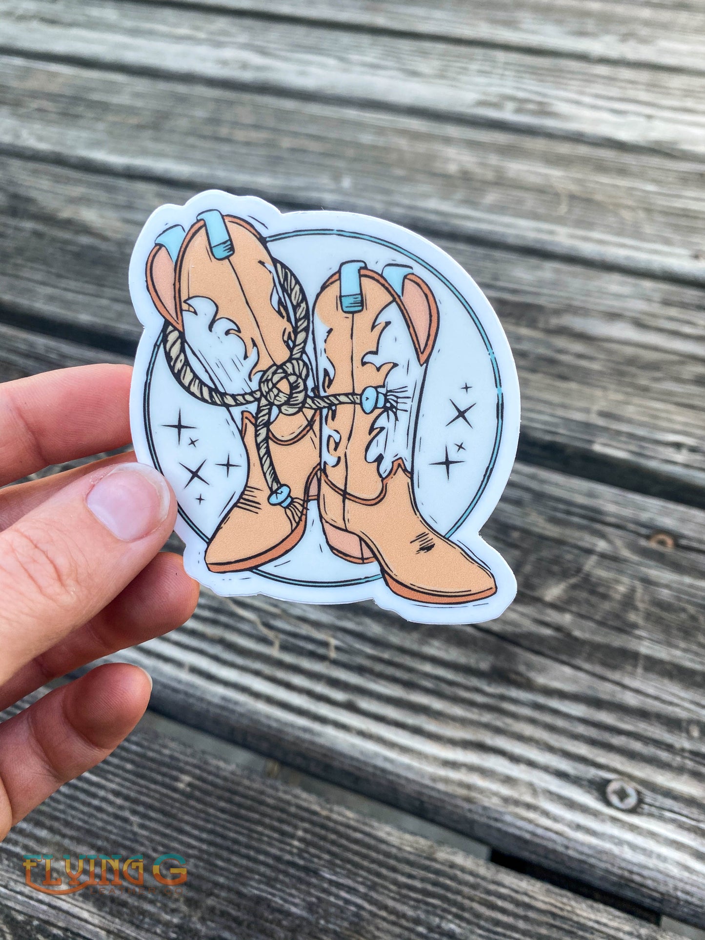 Rope & Boots Sticker