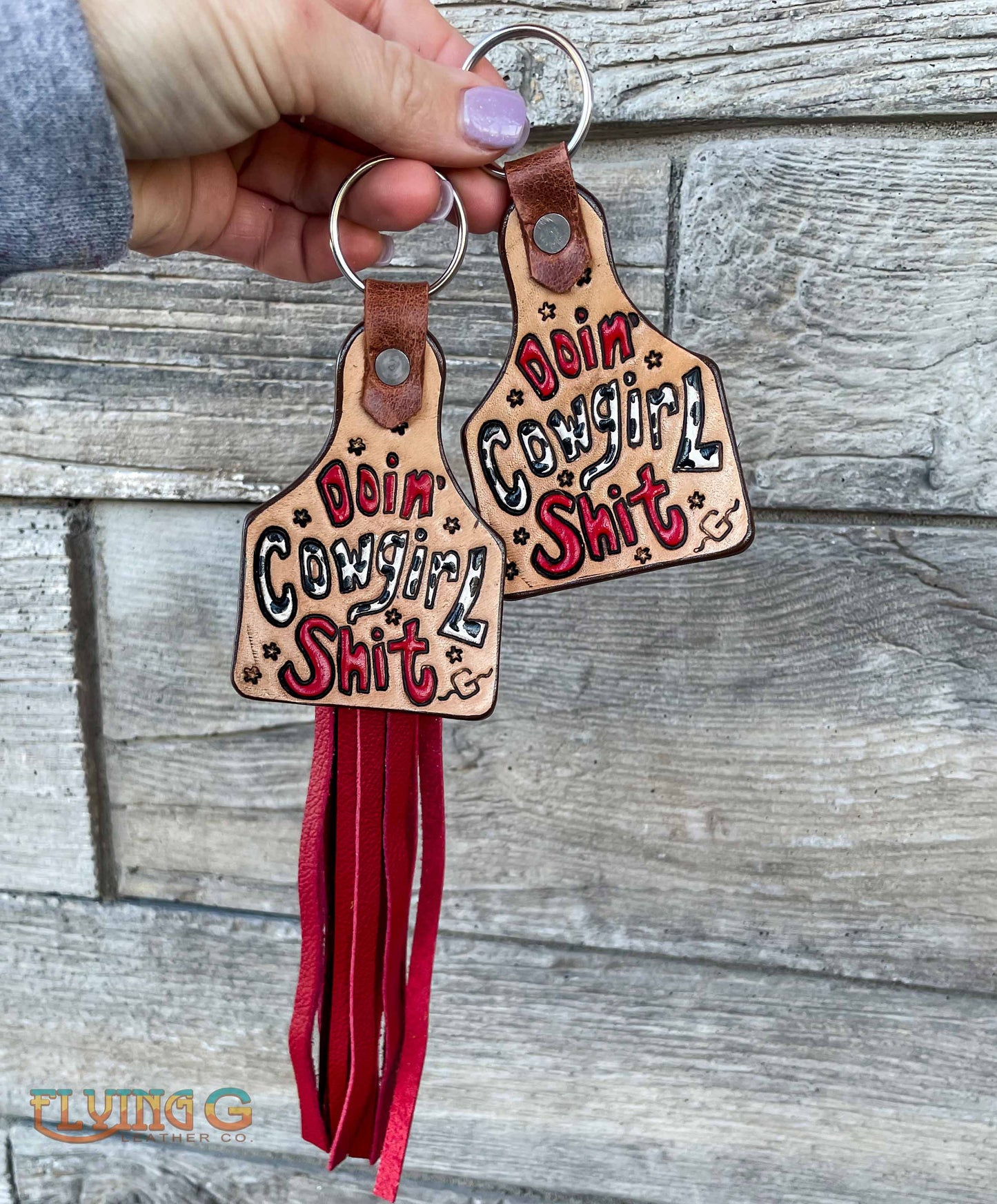 Cowgirl Sh*t Keychain - MADE TO ORDER (approx. 4 week turnaround)