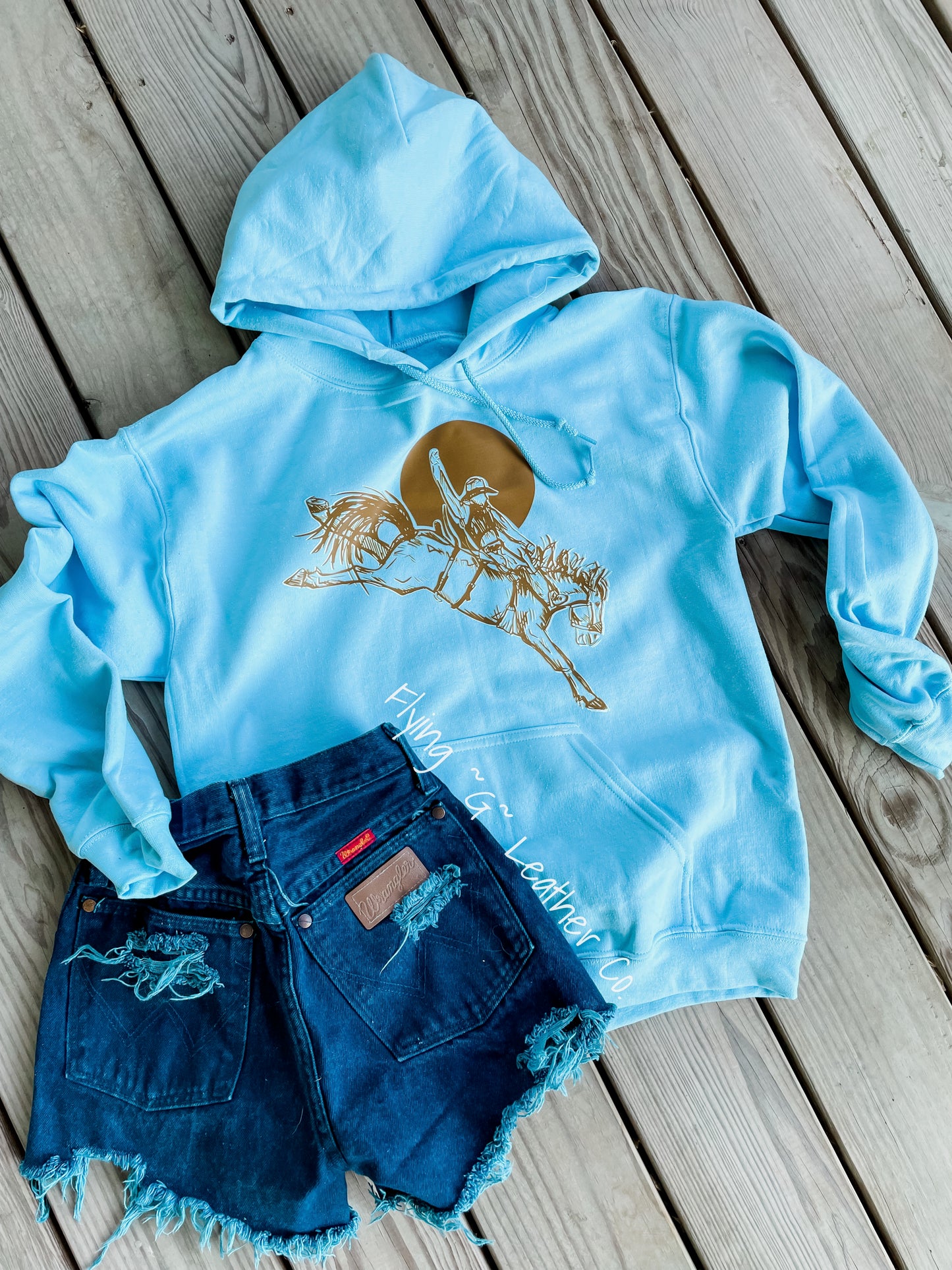 Sunny Bronc Hoodie (MADE TO ORDER)